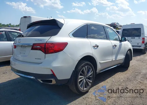 2017 Acura Mdx Technology Package из США, поврежденный, VIN 5J8YD4H53HL006434